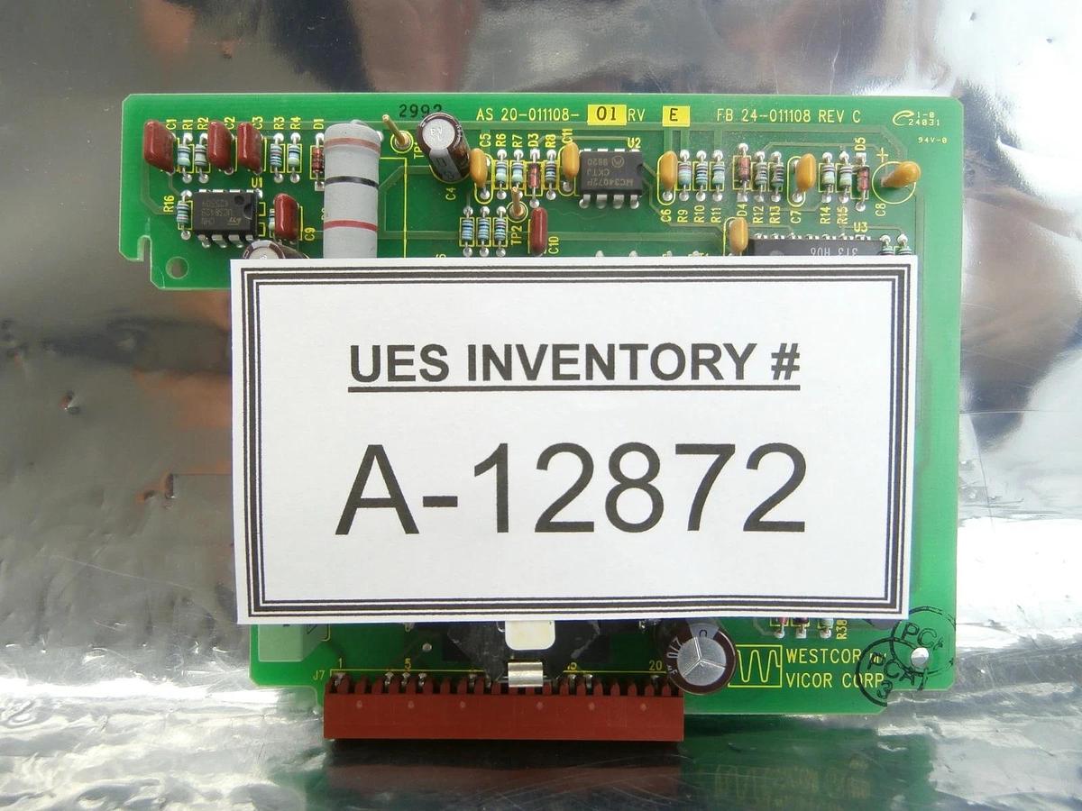 Used Vicor 20-011108-01 3 Phase Driver Board PCB 24-011108-01 36-00016 Used Working