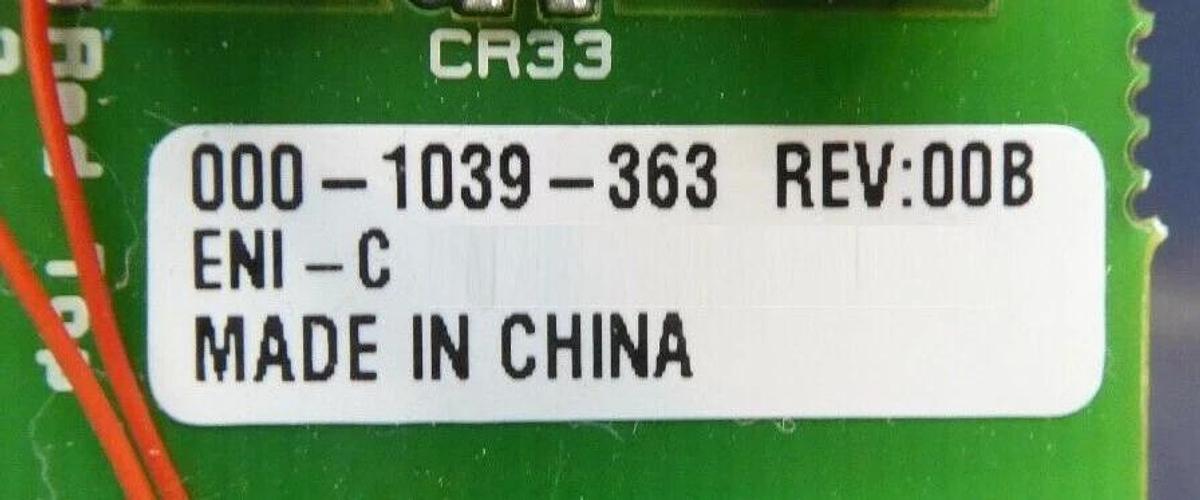 Used ENI Power Systems 000-1039-362 RF Generator PCB Rev. 00A 000-1039-363 Working