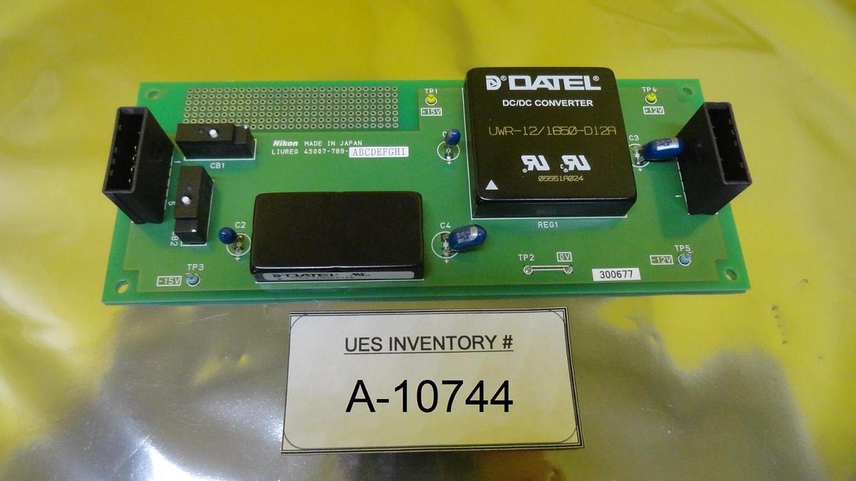 Used Nikon 4S007-789 DC-DC Converter Board PCB LIUREG NSR System Used Working
