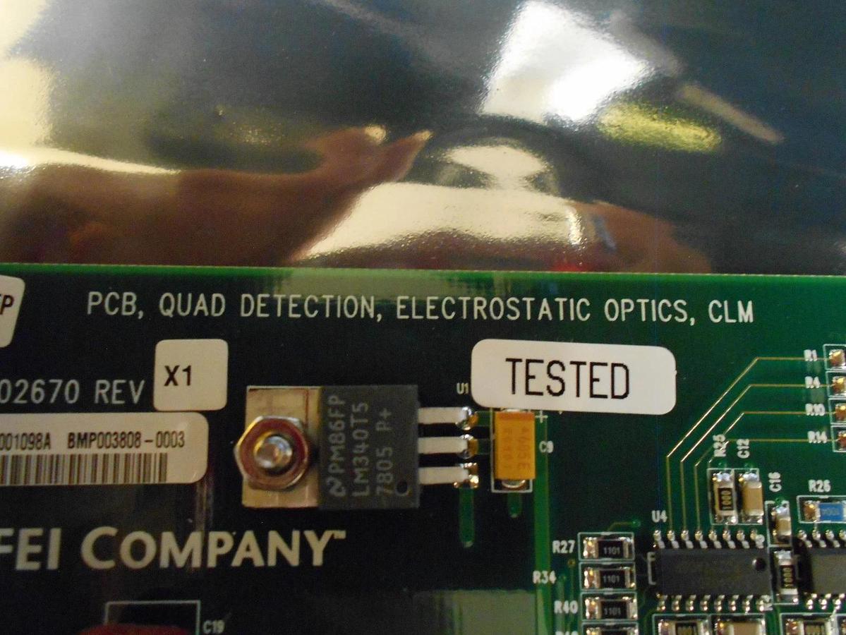 Used FEI Company 150-002670 CLM Optics Quad Detection PCB Card CLM-3D SEM EDCU Used