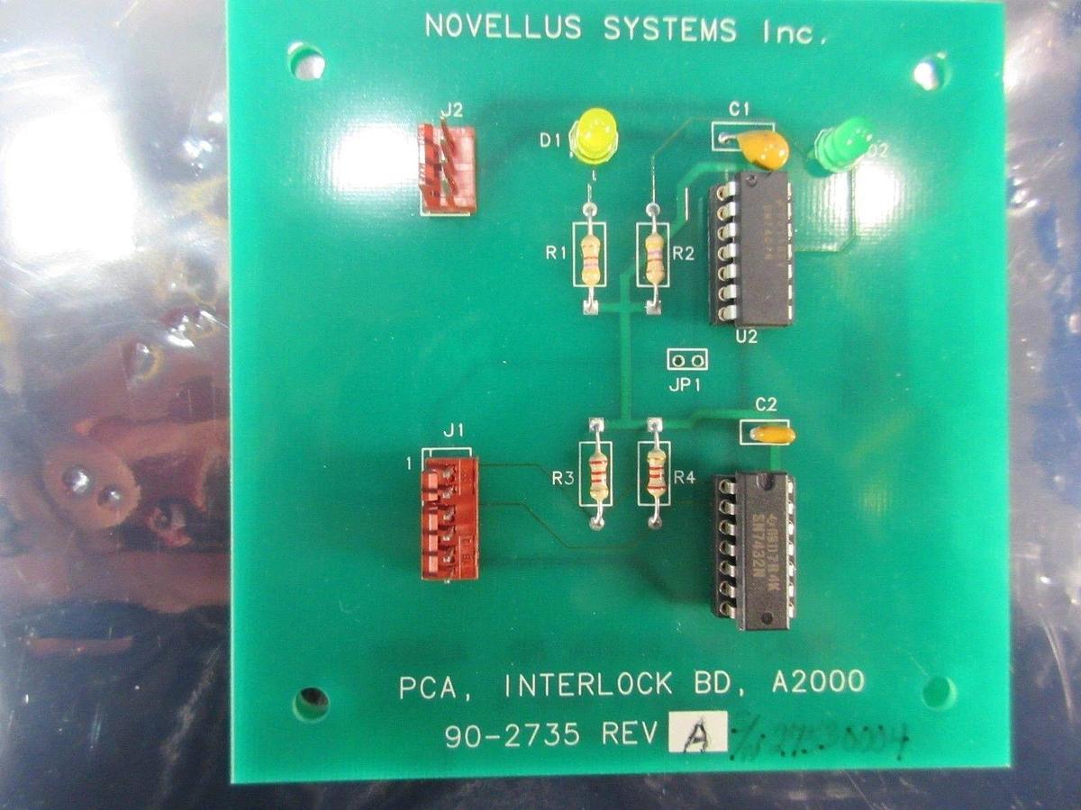 Used Novellus Systems 90-2735 Interlock BD A2000 PCB Rev A & Rev B Lot of 4 Working