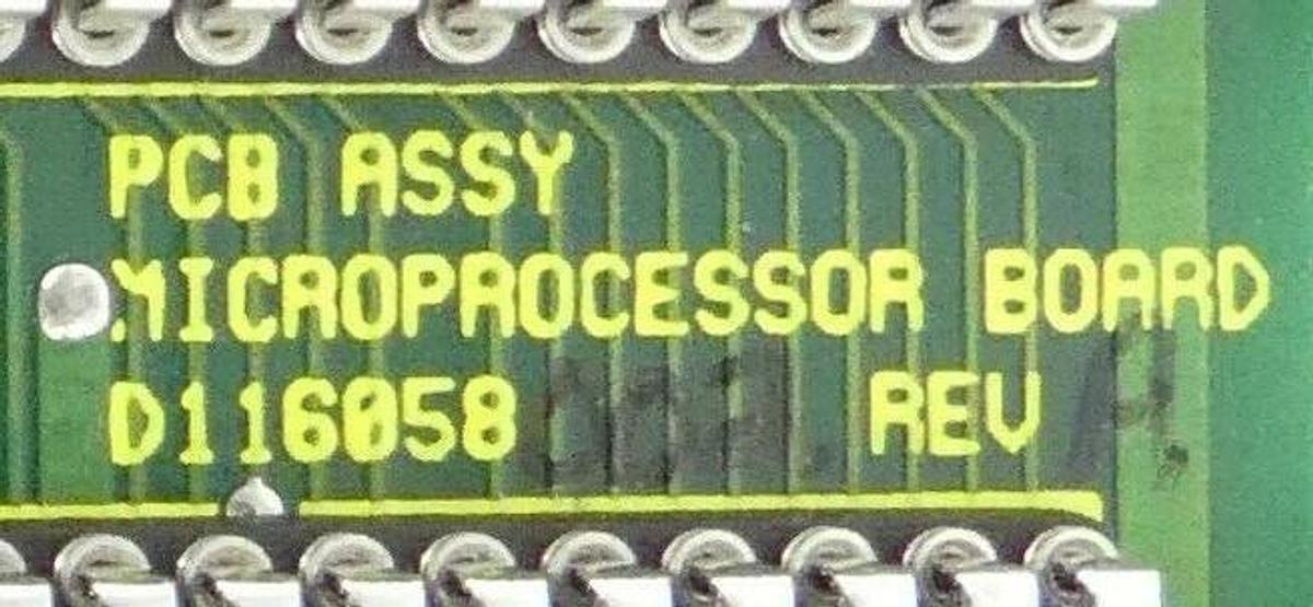 Used Varian Semiconductor D116058002 Microprocessor PCB Card D116058100 350D Spare