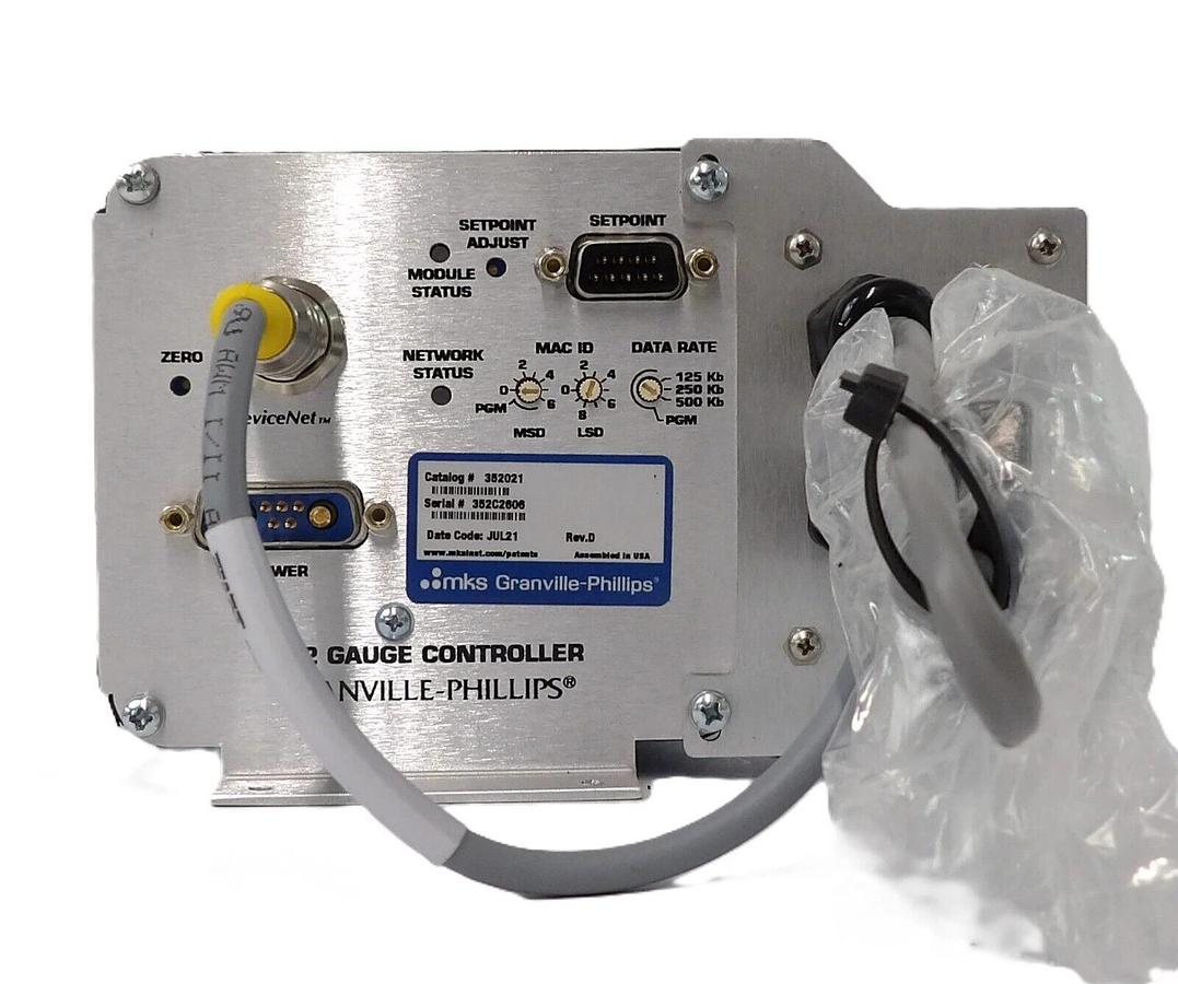 Used Granville-Phillips 352021 Ion Gauge Controller Assembly Series 352 MKS Working