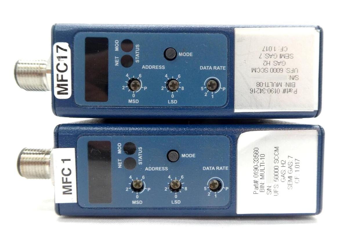 Used Aera PI-98 Series Mass Flow Controller MFC H2 Reseller Lot of 11 Working Surplus
