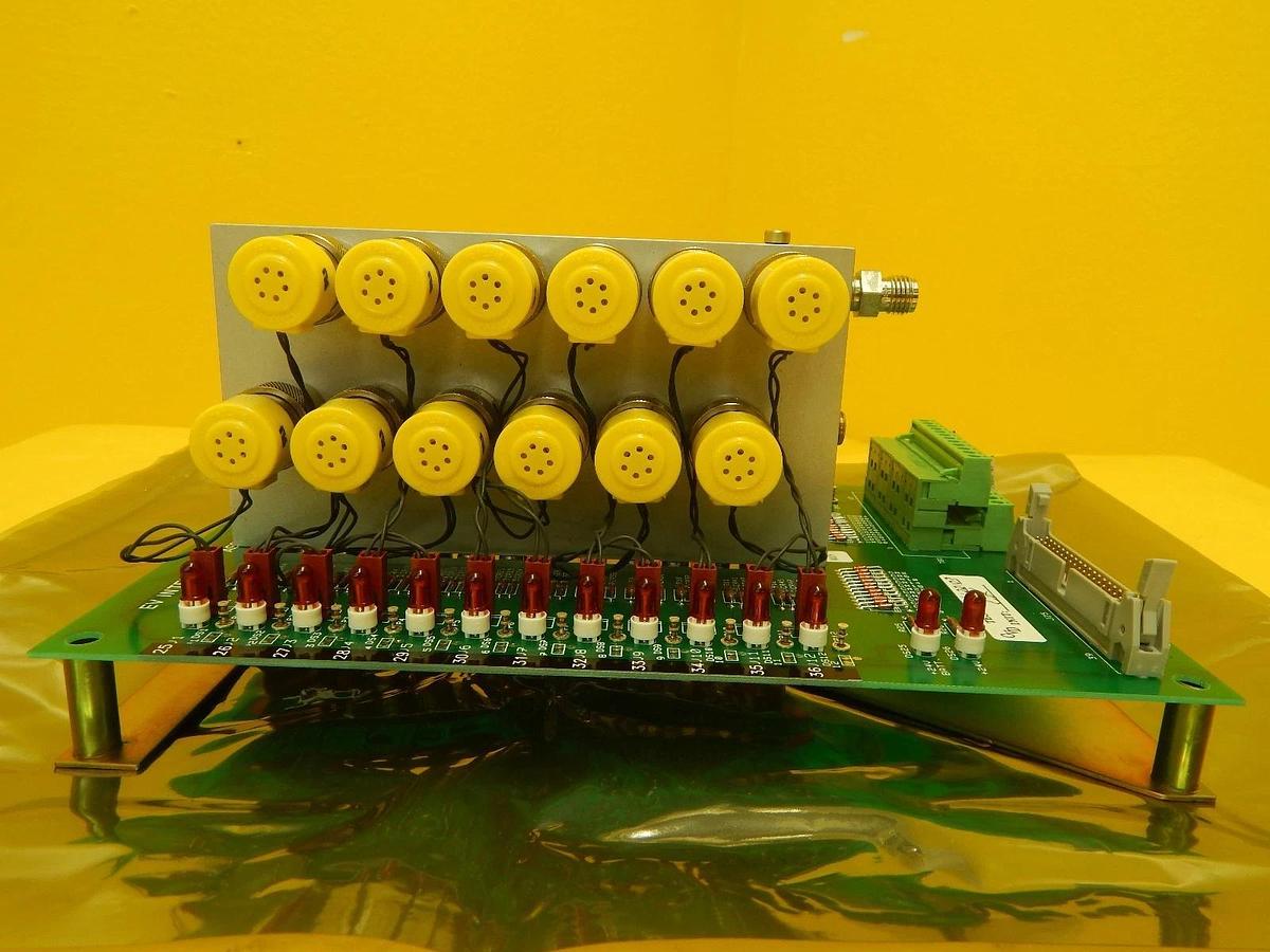 Used ASM 03-320142D03 EV Interface Pneumatic Block PCB Assembly ASM Epsilon 3000 Used