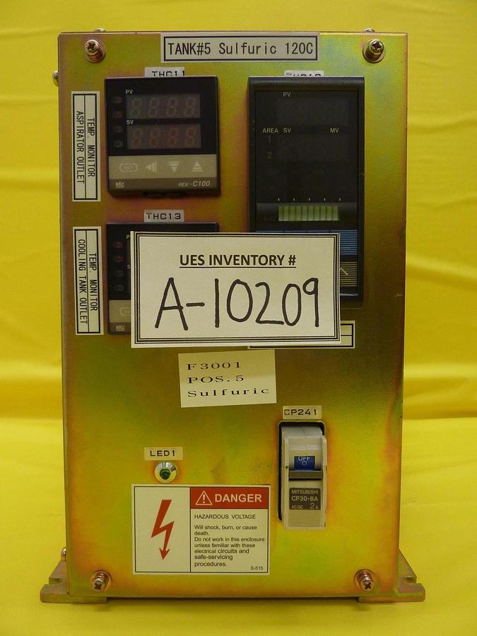 Used DNS Screen TANK#5 Sulfuric 120C Temperature Monitor Cooling Tank FC-3000 Used
