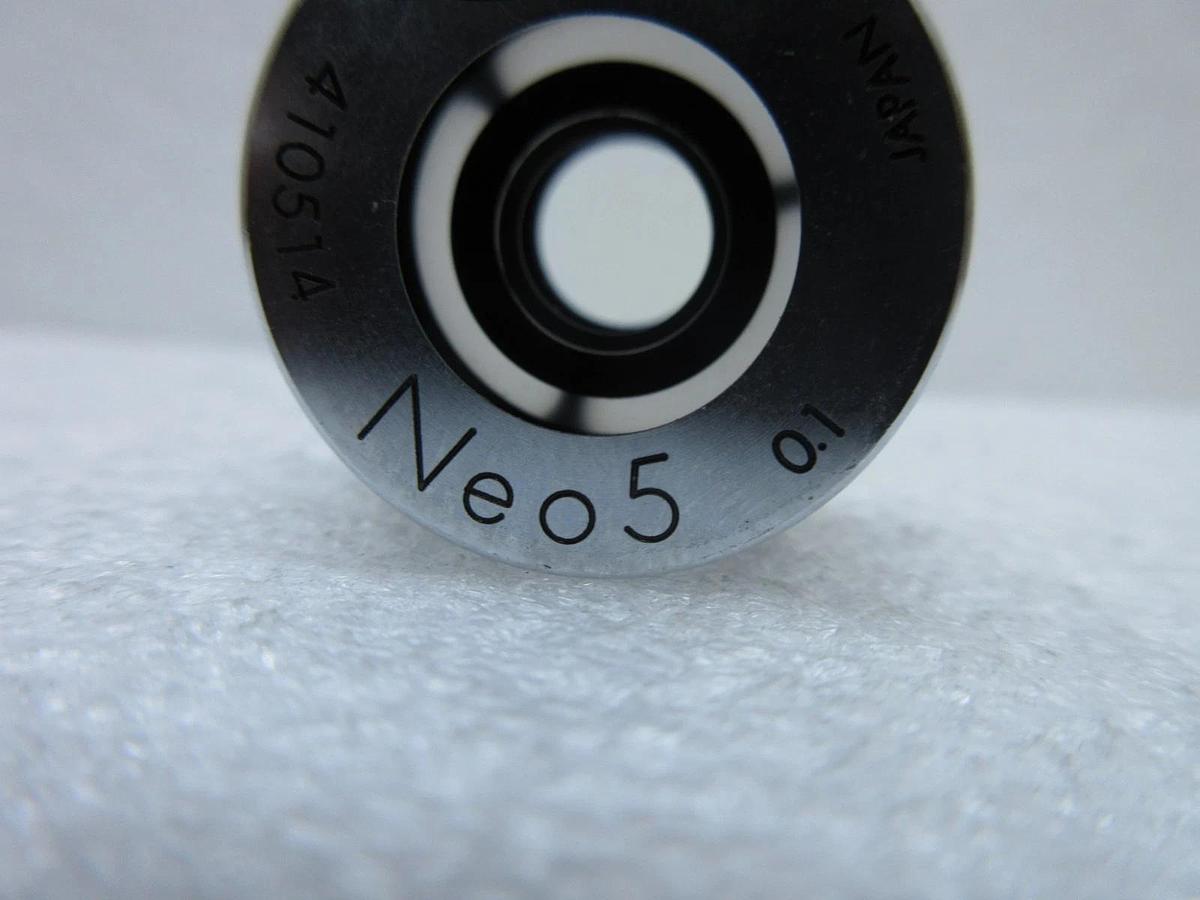 Used Olympus Microscopy Neo5 Microscope Objective 0.1 Working Surplus