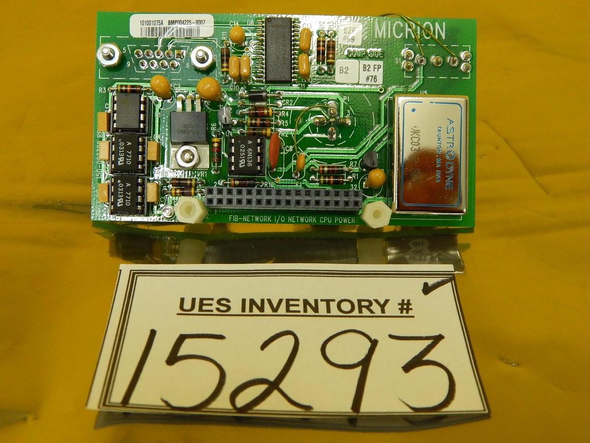 Used Micrion 150-002300 FIB-NETWORK I/O Network CPU Power Board FEI CLM-3D Used