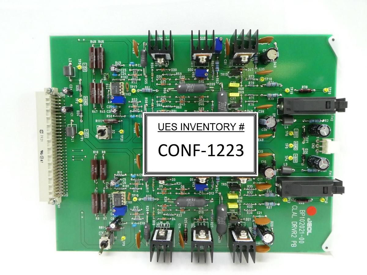 Used JEOL BP102021-00 Driver PCB Card CLAL DRVR2 PB JWS-7555S SEM Working Spare