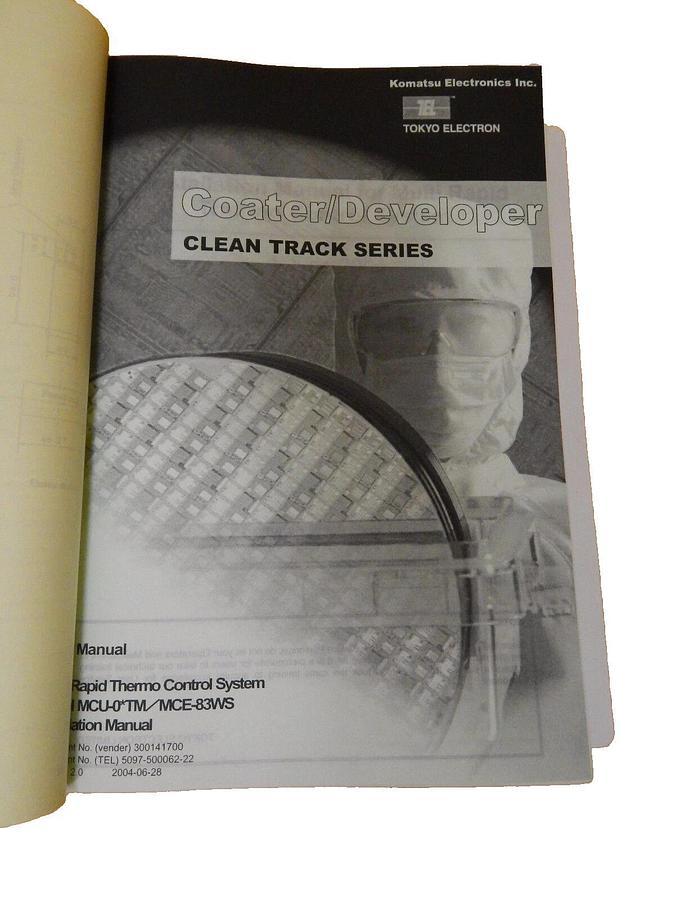 Used TEL Tokyo Electron OEM Operation Manual Set Clean Track Lithius Surplus