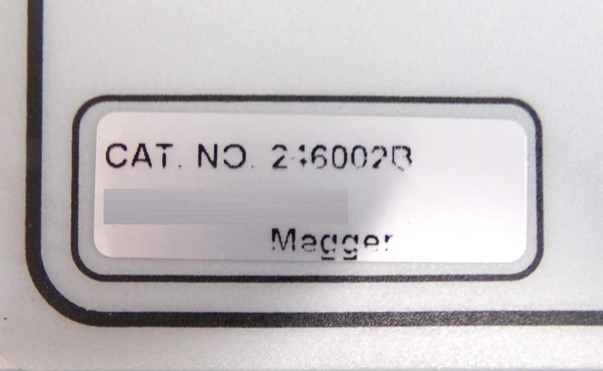Used Megger 246002B BITE 2 Battery Impedance Test Equipment Spare Surplus