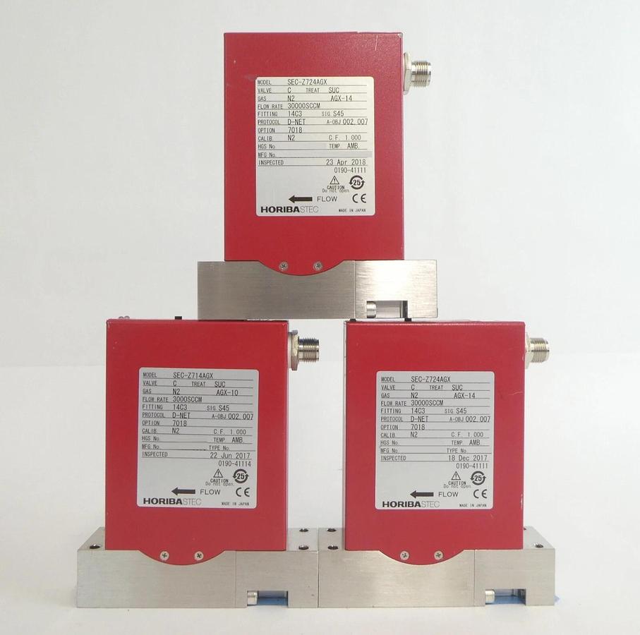Used Horiba STEC Z500 Z700 Mass Flow Controller MFC Reseller Lot of 10 Working