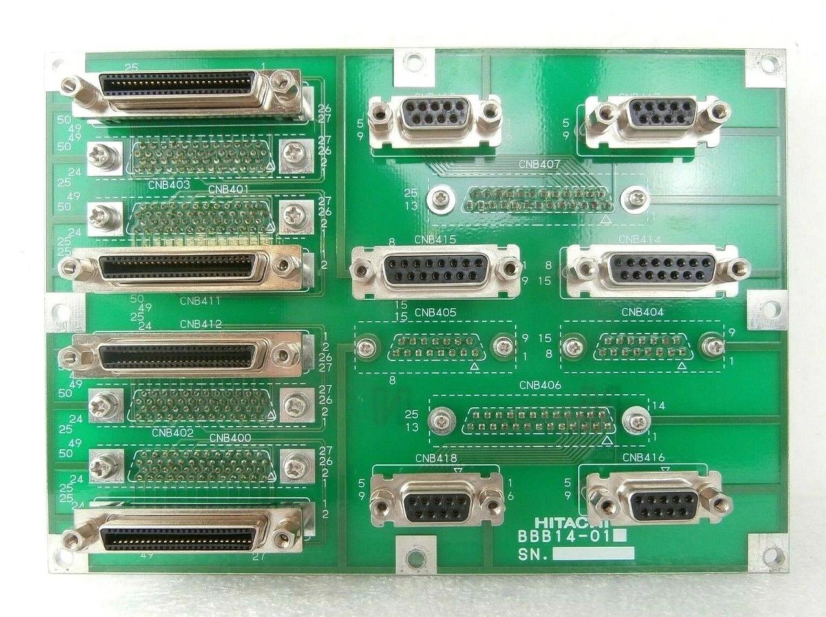 Used Hitachi BBB14-01 Backplane Board PCB M-712E Shallow Trench Etcher Working