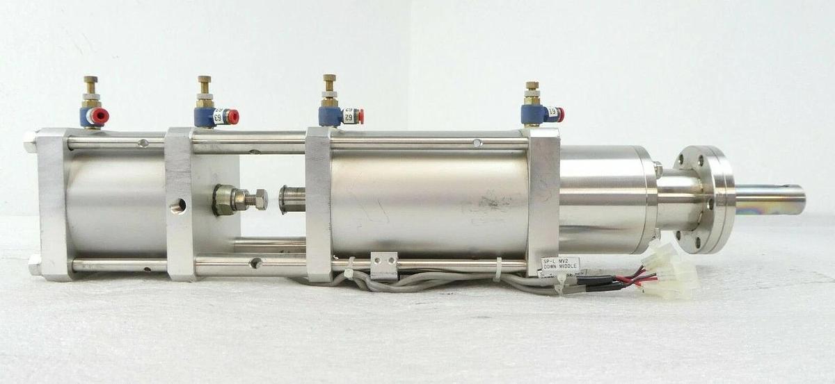Used Canon Anelva A12-00776-05A Bellows Cylinder 80x60 ST Set of 4 for 1015i Working