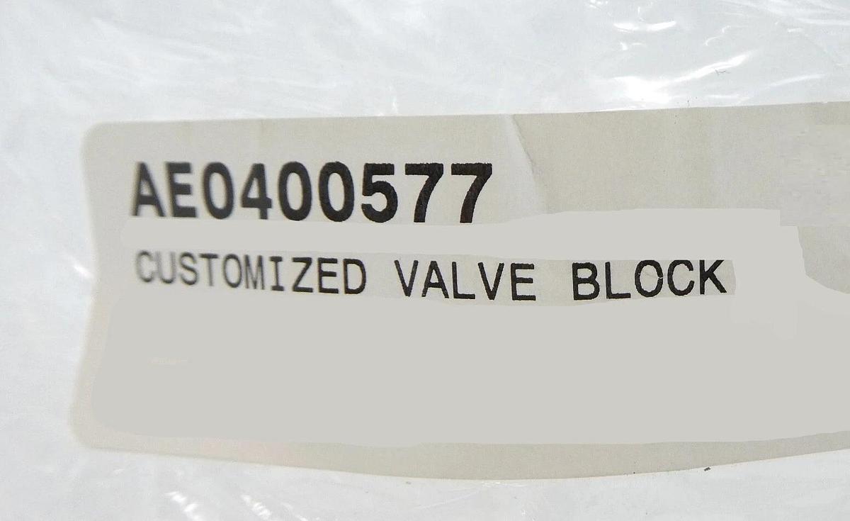 Semitool AE0400577 Customized 1/4 Check Valve Block Entegris CK4-4N-4N New