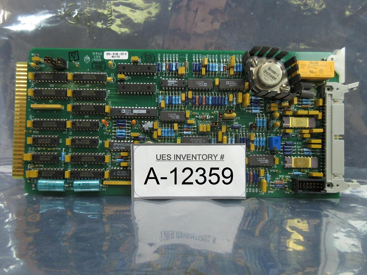 Used SVG Silicon Valley Group 858-8148-007 Processor PCB Card A5170 Rev. C 90S Used