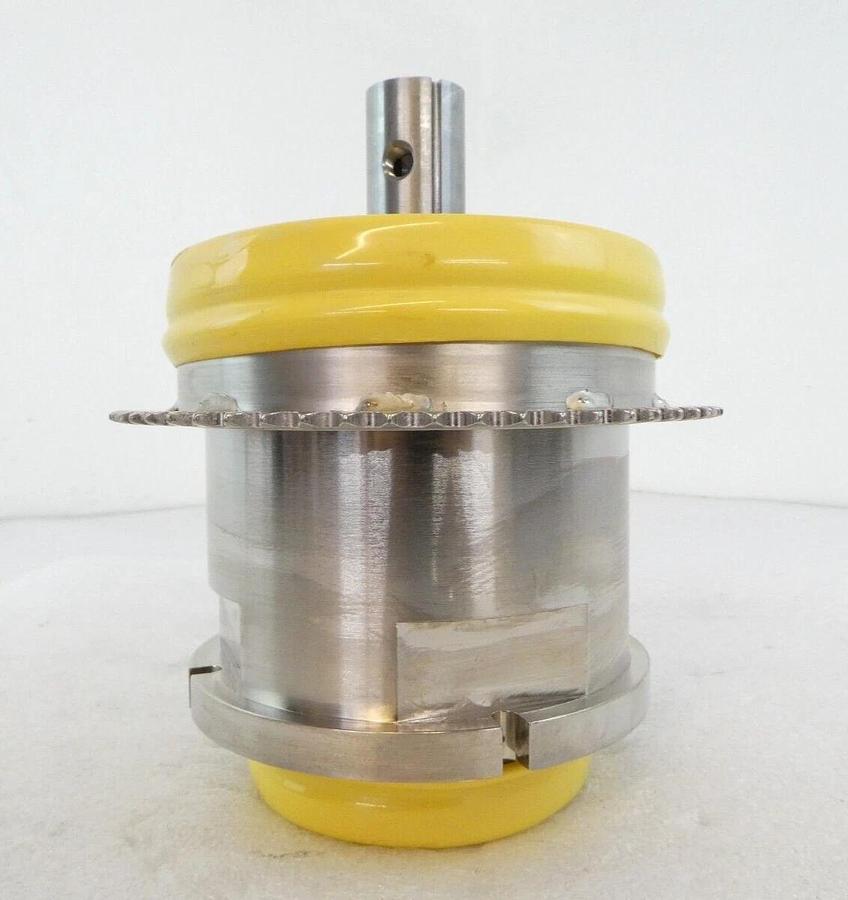 Used MetalFlex 54-166533E PVD Geared Vacuum Feedthrough Spindle 35-114294 Working