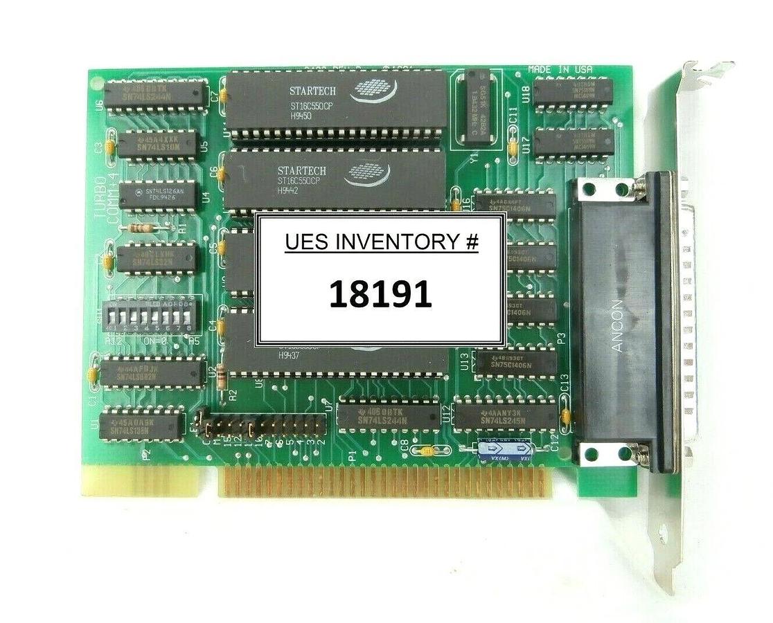 Used Plasma-Therm 3400 TURBO COMM+4 Board PCB Card Clusterlock 7000 Working Spare