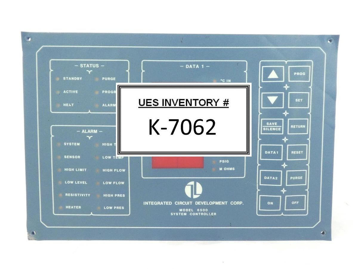 Used Integrated Circuit Development 306916 Wet Sink Controller Model 6500 Spare