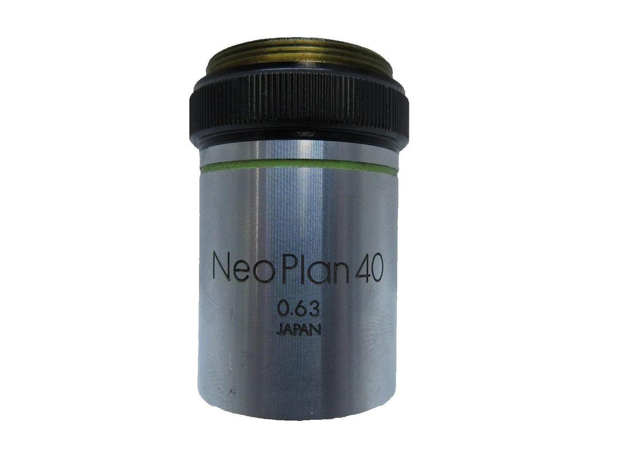 Used Olympus Microscopy NeoPlan40 Microscope Objective 0.63 Working Surplus