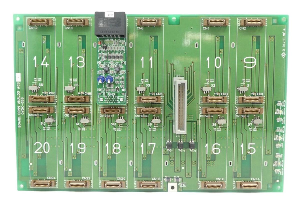Used TEL Tokyo Electron OYDK-058 Analog Connector #03 PCB Reseller Lot of 3 Working