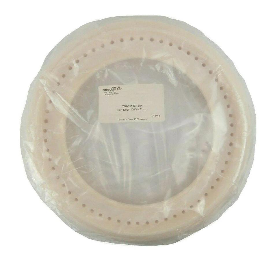 Refurbished Lam Research 716-011036-001 Alumina Filler Orifice Ring Rev. G Refurbished