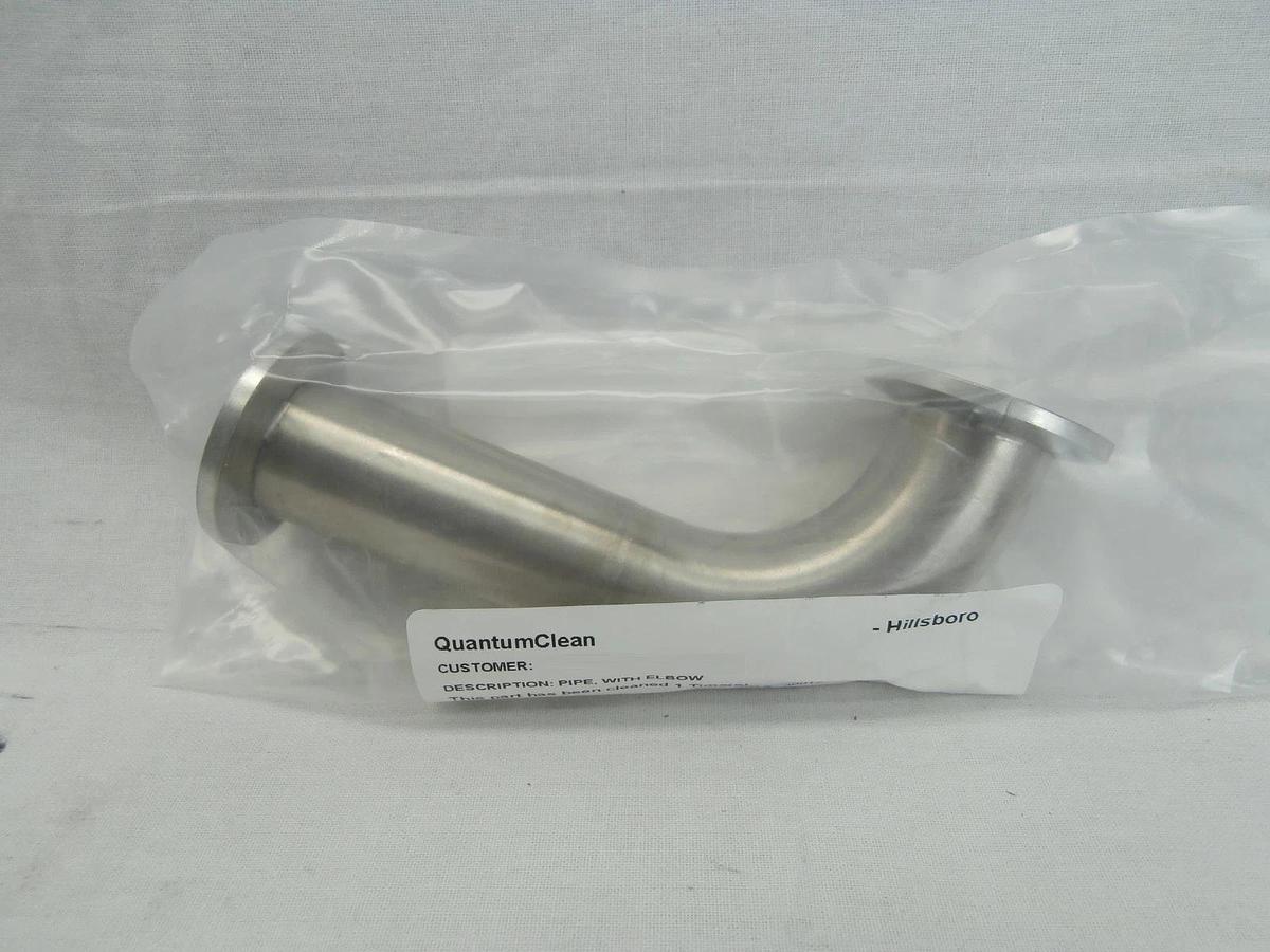 Refurbished Edwards 90 Degree Vacuum Elbow Stainless Steel Pipe NW25 Lot of 3 Refurbished
