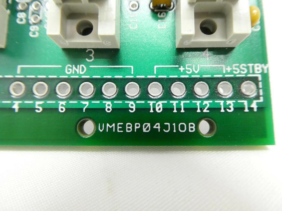 Used Dawn VMEBP04J1OB Backplane VME Board PCB Lam Research FPD Continuum Spare