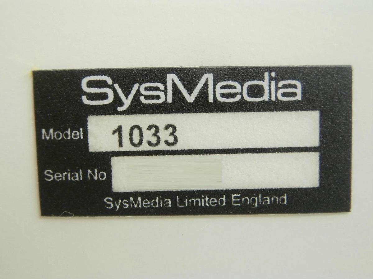 Used SysMedia 1033 Teletext Calibrated Distortion Unit Used Working