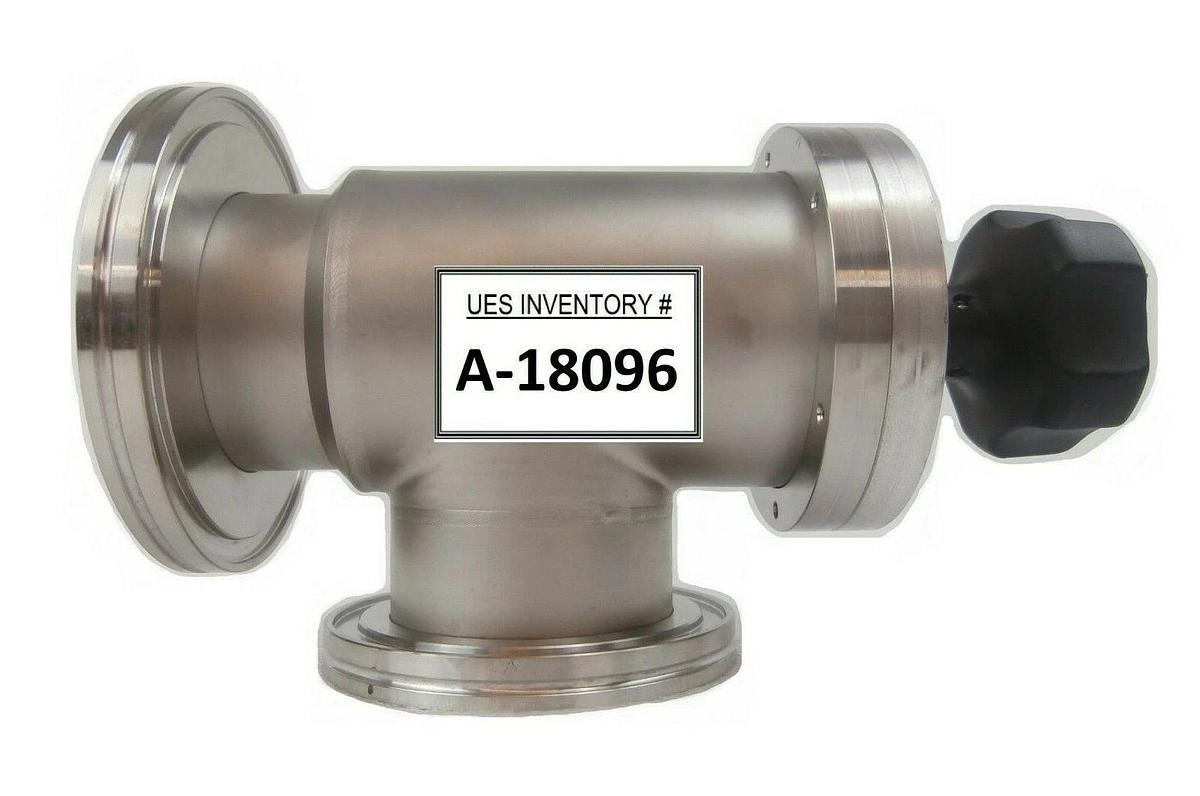 Used A&N Corporation AV300-LF80/LF100-E-M Manual Right Angle Isolation Valve Working
