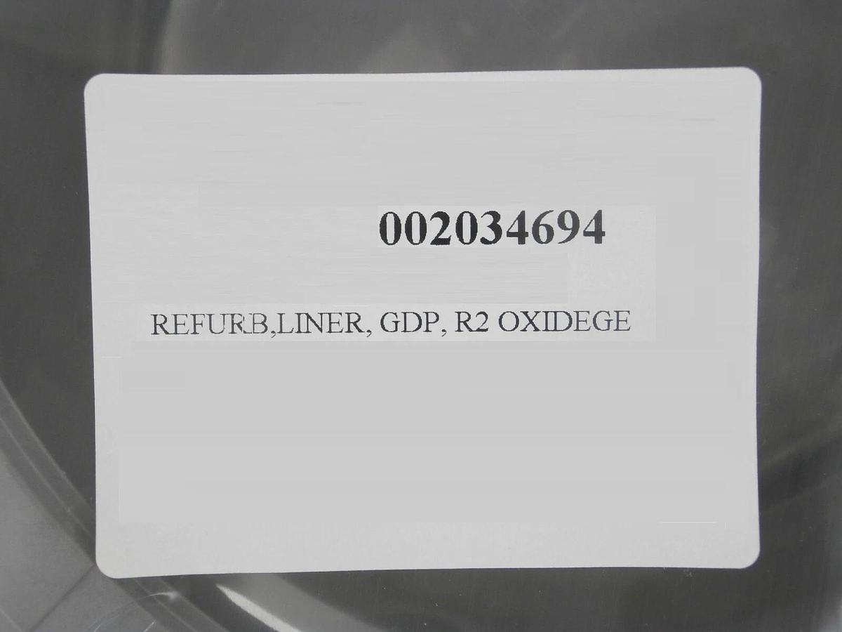 Refurbished AMAT Applied Materials 0020-34694 GDP Liner R2 OXIDEGECO Refurbished