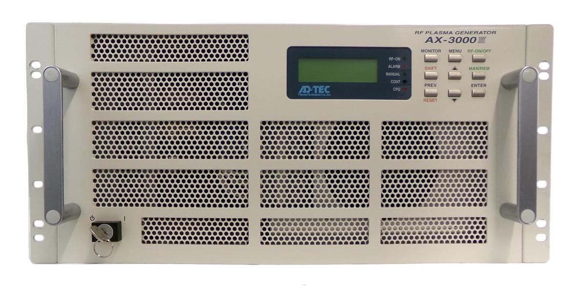 Used ADTEC Plasma Technology AX-3000III RF Plasma Generator AMAT 0190-45636 Surplus