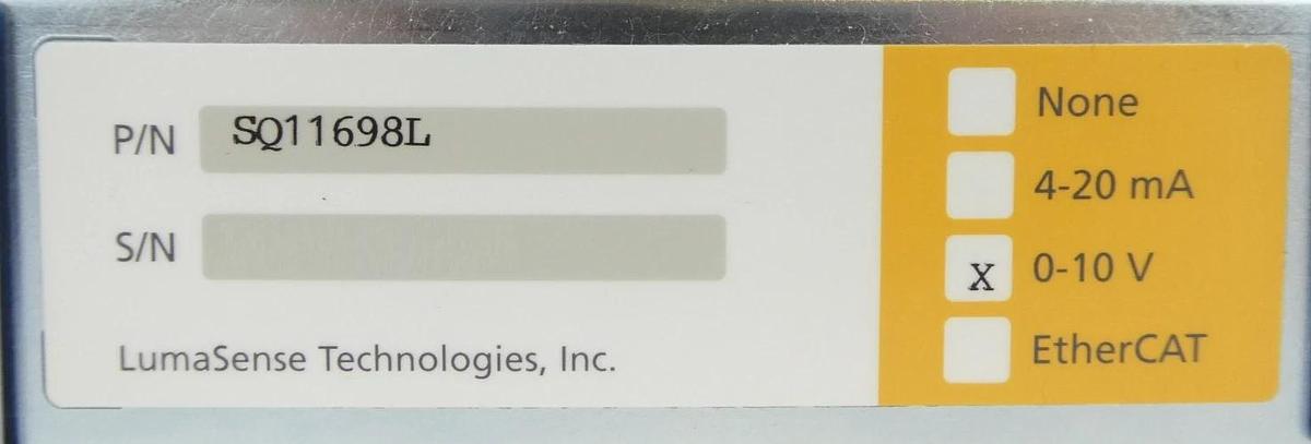 LumaSense Technologies SQ11698L Fluoroptic Thermometer m920 AMAT 3930-00656 New