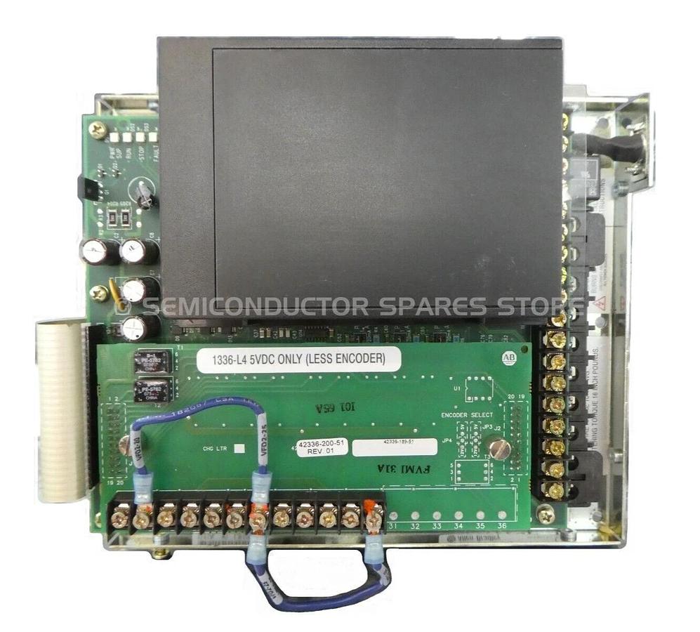 Used AB Allen-Bradley 1336F-BRF50-AN-EN-GM6-L4 Variable Frequency AC Drive Working