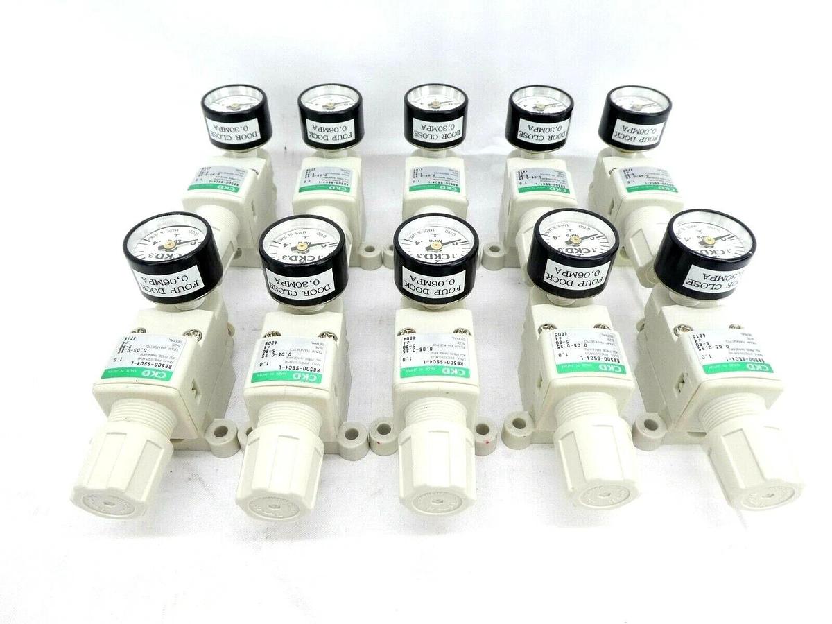 Used CKD RB500-SSC4-L Compact Regulator TEL Lithius Lot of 10 Working Surplus