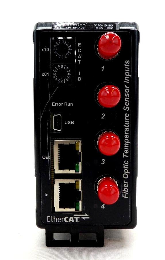 Used AMAT Applied Materials 0195-15183 PLC EtherCAT Temperature Controller Working