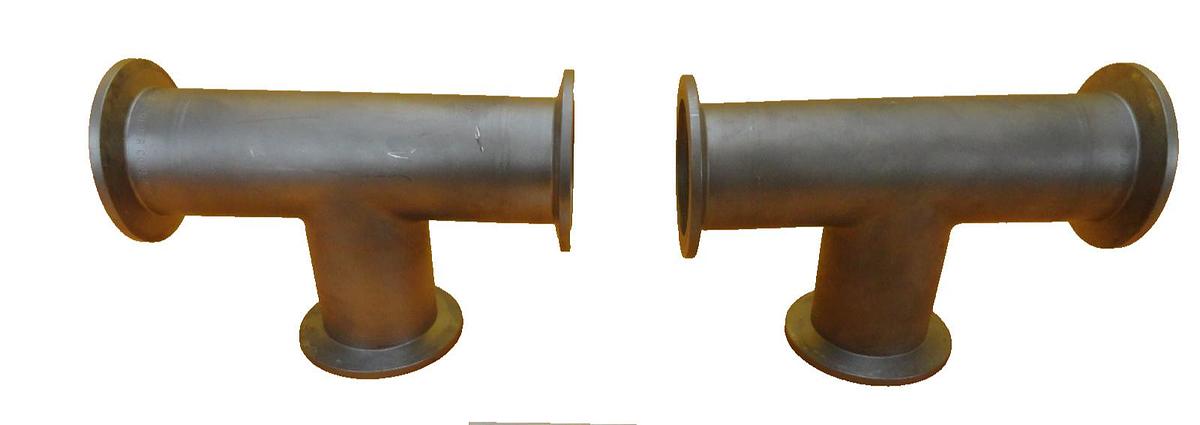 Used MKS Instruments 100314605 High Vacuum Tee NW40 Reseller Lot of 2 Working