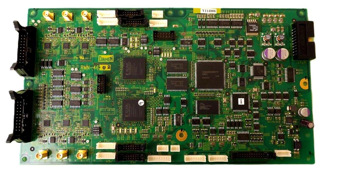 Used Daihen RMN-46 RF Auto Matcher PCB Board Assembly Y114006 Working Surplus