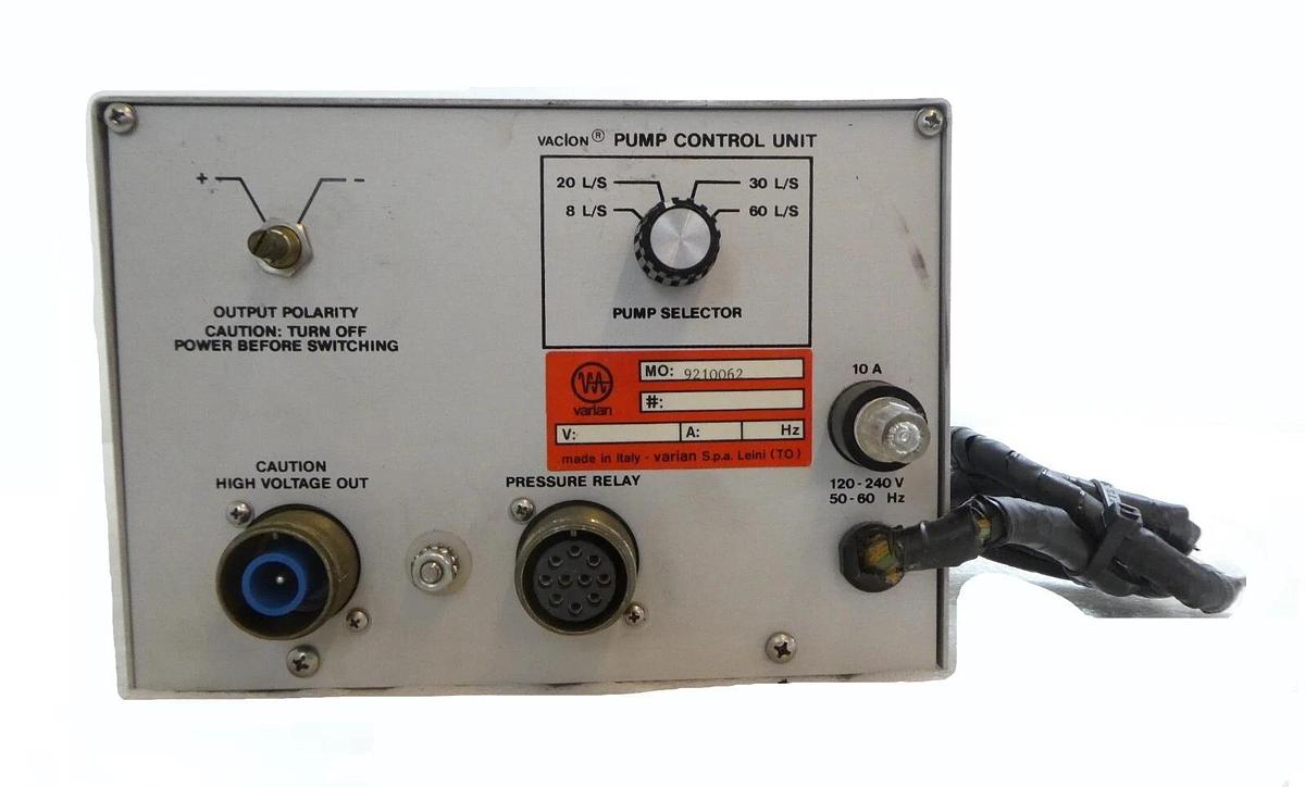 Used Varian 68375 Pump Control Controller Module 9210062 Working Spare