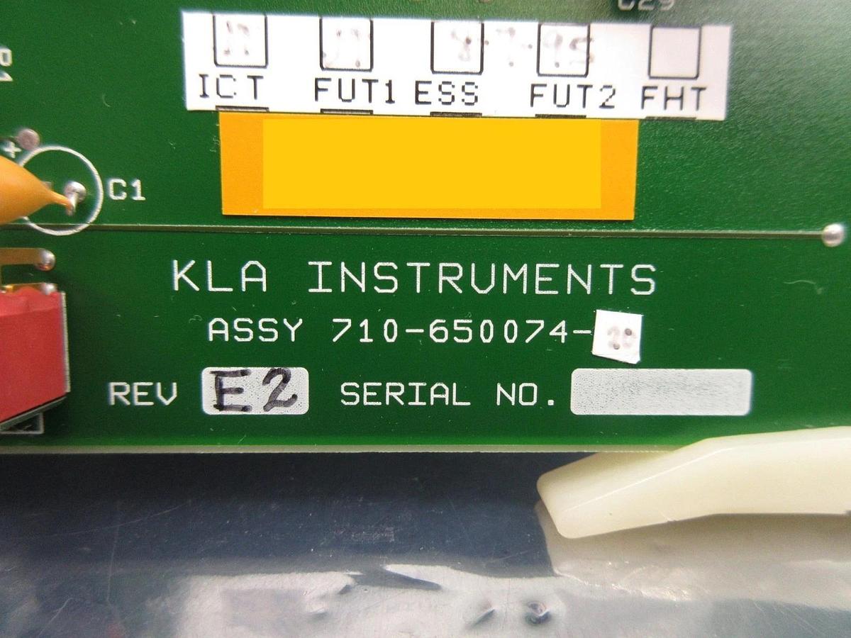 Used KLA Instruments 710-650074-20 Processor PCB Card Rev. E2 2132 200mm Used Working