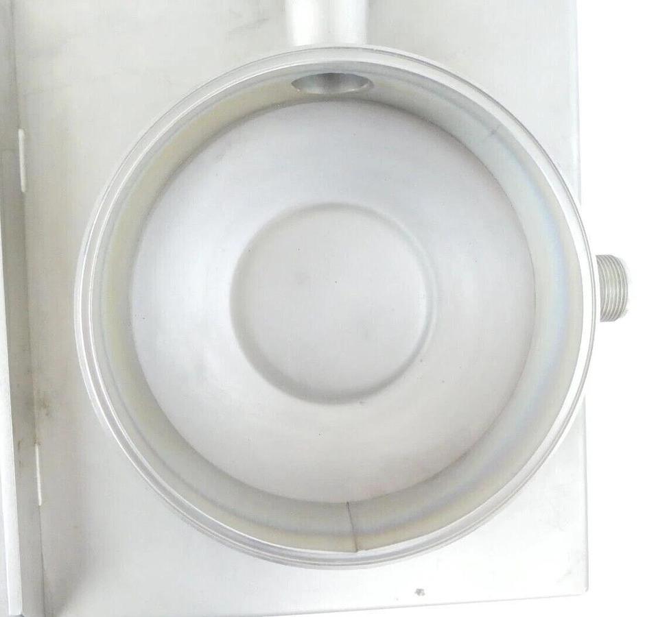 Used Varian 951-5210 Pneumatic Stainless Swing Gate Valve No Captive Flange Surplus