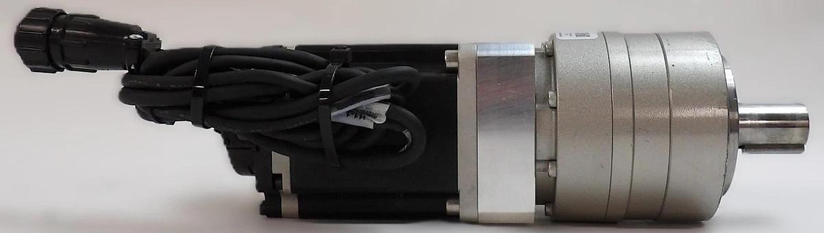 Used Sanyo Denki R2AA08075FXR00M AC Servo Motor SANMOTION R w/Gearhead Working