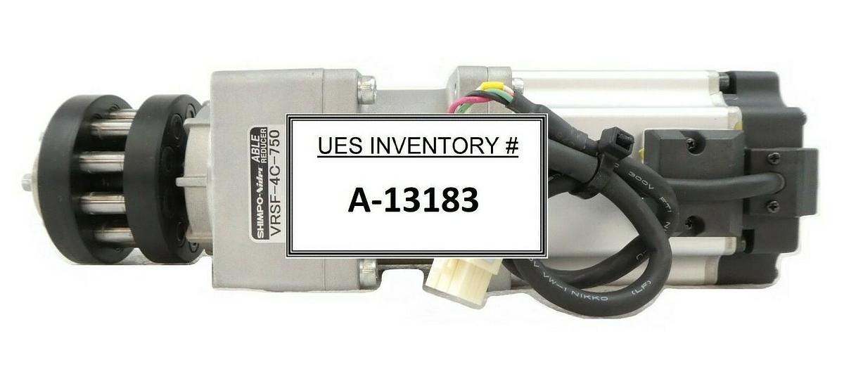 Used Panasonic MSMD082S1S AC Servo Motor Nidec-Shimpo Gear Reducer VRSF-4C-750 Spare