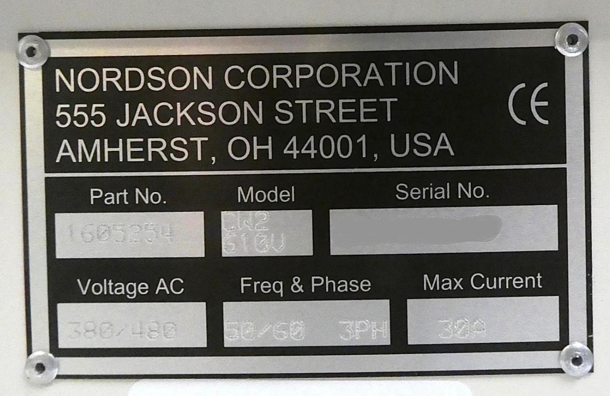 Used Nordson 1605254 UV Curing Systems MPS2-610V CoolWave 2 CW2 with Lamp Head 160409