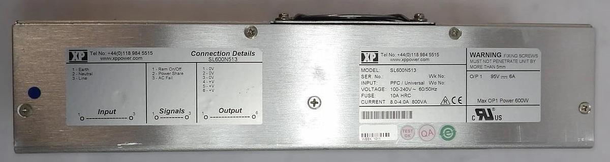 Used XP Power SL600N513 Power Supply XPiQ AB Sciex Spectrometer MDS Lot of 3 Working