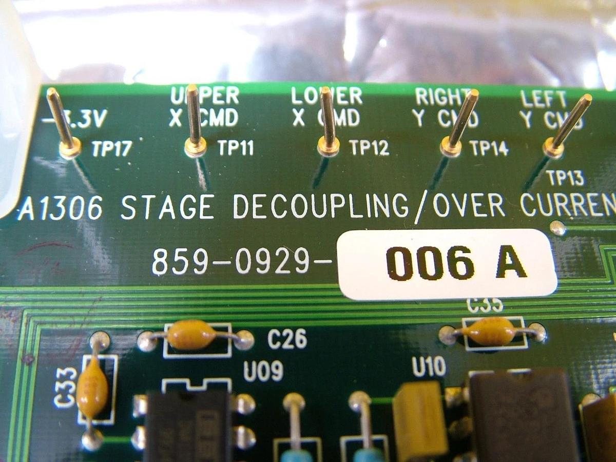Used ASML 859-0929-006 Stage Decoupler PCB A1306 200mm Stepper Working Surplus