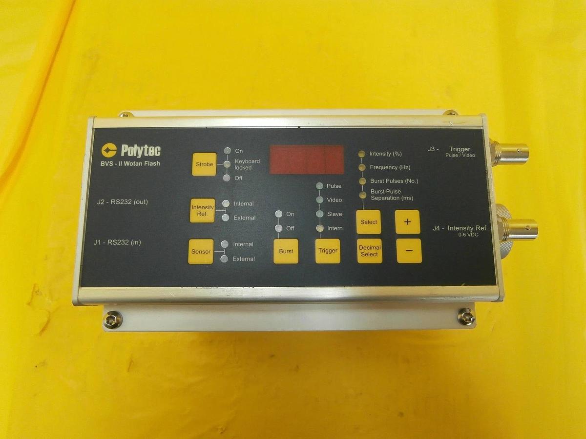 Used Polytec BVS-II-Plus Wontan Flash Stroboscope KLA-Tencor 11301400195000 Used