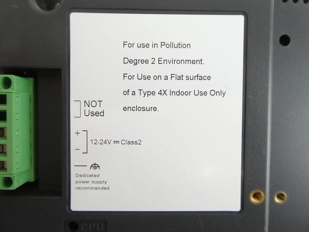 Used Automation Direct EA9-T6CL-R+ HMI Touchscreen Operator Control Panel Working