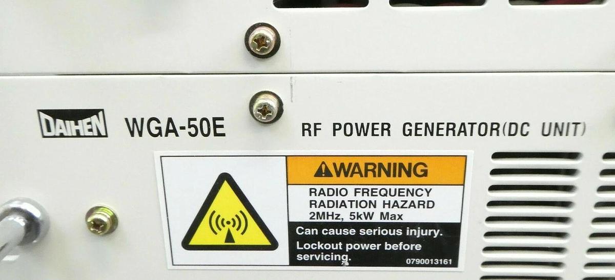 Used Daihen WGA-50E-V RF Generator Stack TEL Tokyo 3D80-001480-V1 Tested Working