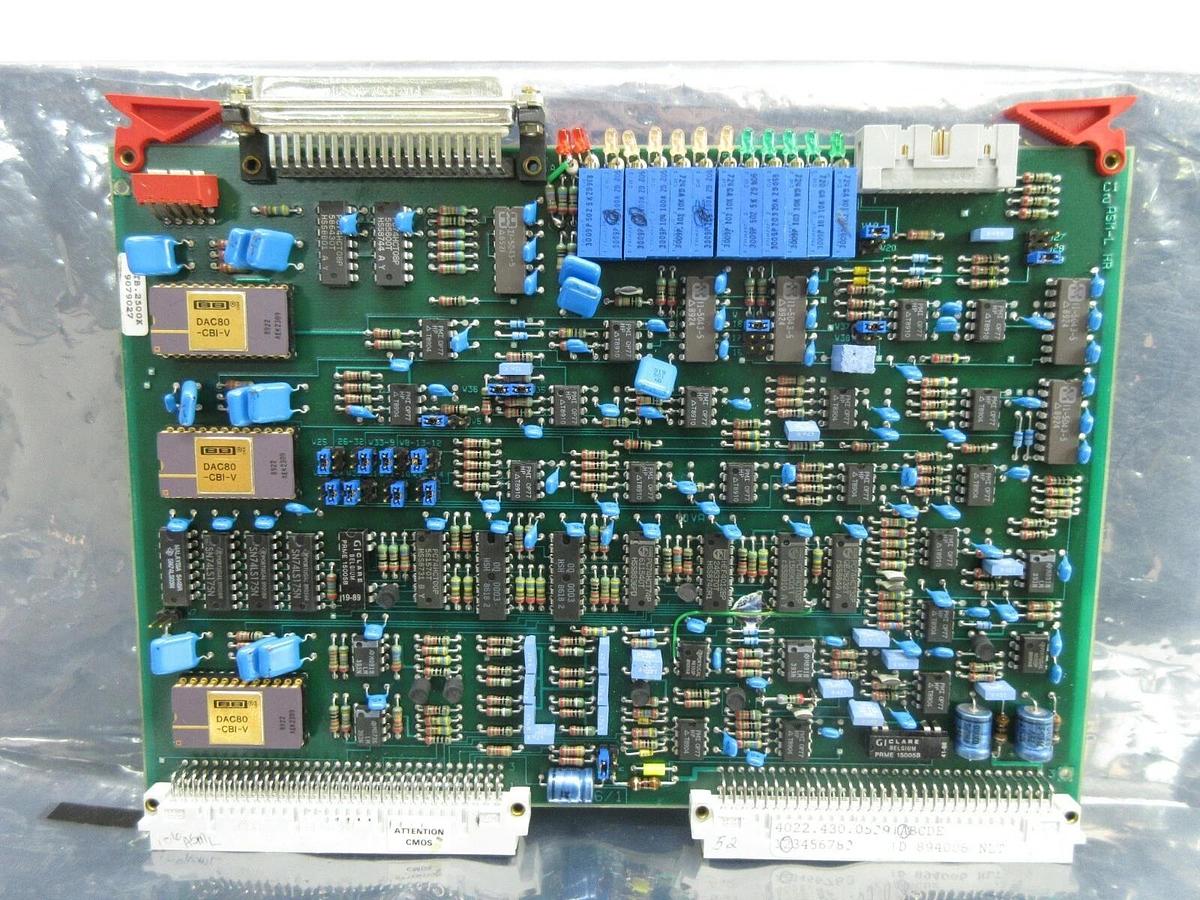 Used ASML 4022.428.14550 TB 2500 X PCB Card PAS 5000/2500 Wafer Stepper System Used